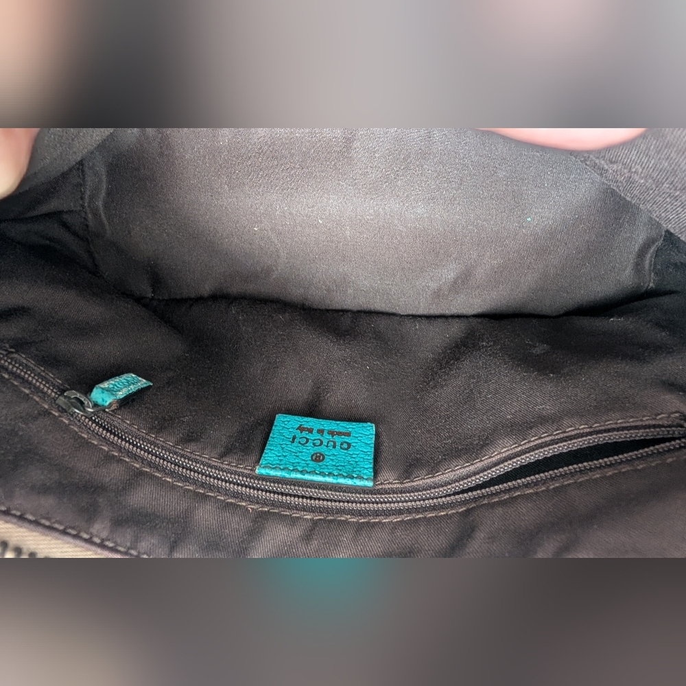 Gucci GG‎ Beige and Tiffany Blue Women's Top handle - Picture 11 of 12